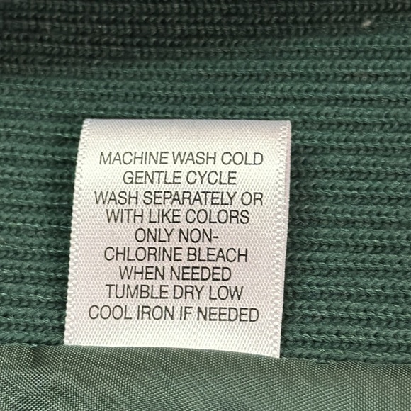 Studio Works Sport Green Side Stretch Full Zipper Puffer Vest Cold Weather Med - Picture 7 of 10